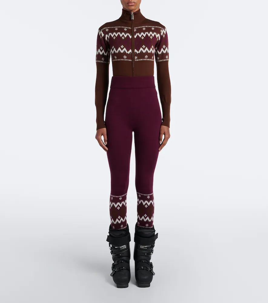 Perfect Moment Fair Isle wool bodysuit | Thumbnail 4