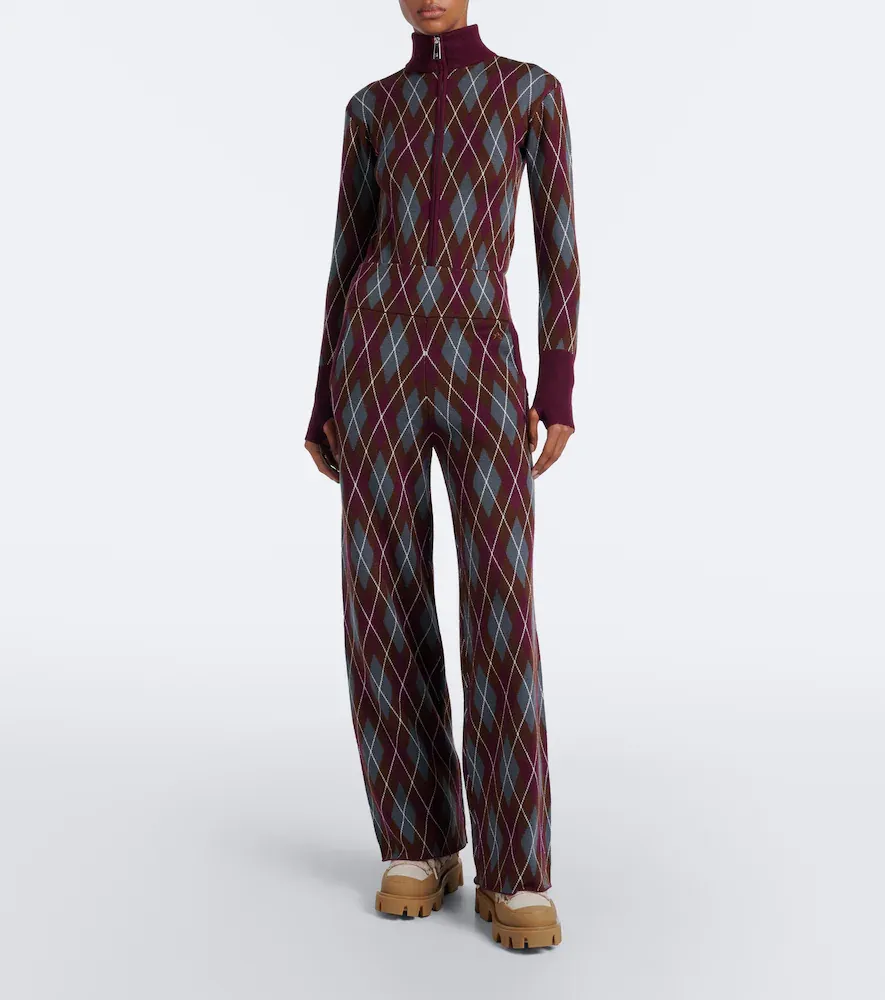 Perfect Moment Argyle wool bodysuit | Thumbnail 2 Perfect Moment Argyle wool bodysuit | Thumbnail 2