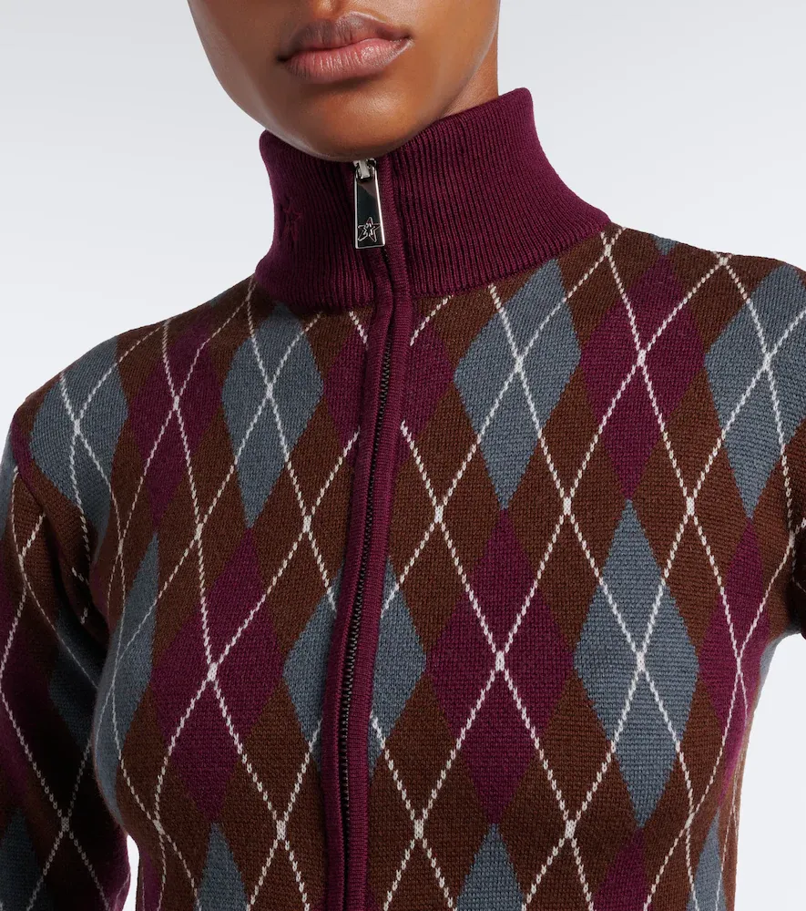 Perfect Moment Argyle wool bodysuit | Thumbnail 5 Perfect Moment Argyle wool bodysuit | Thumbnail 5