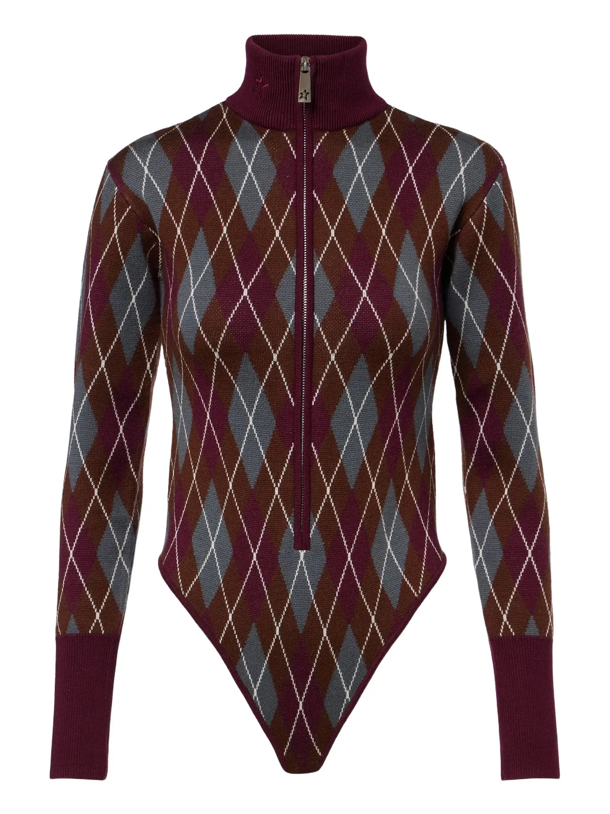 Argyle wool bodysuit Argyle wool bodysuit