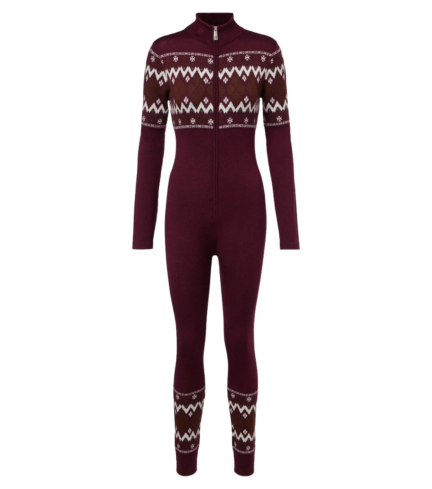 Perfect Moment Fair Isle wool catsuit