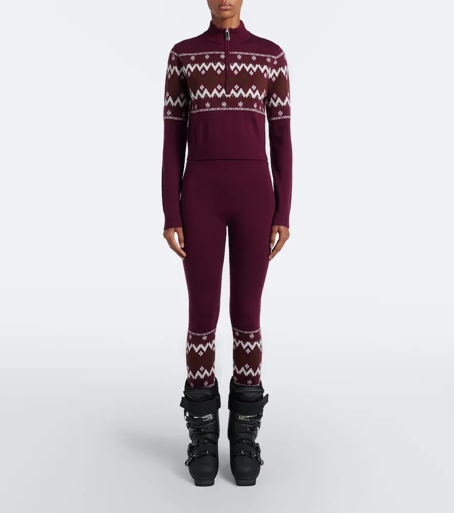 Perfect Moment Fair Isle wool leggings | Thumbnail 4