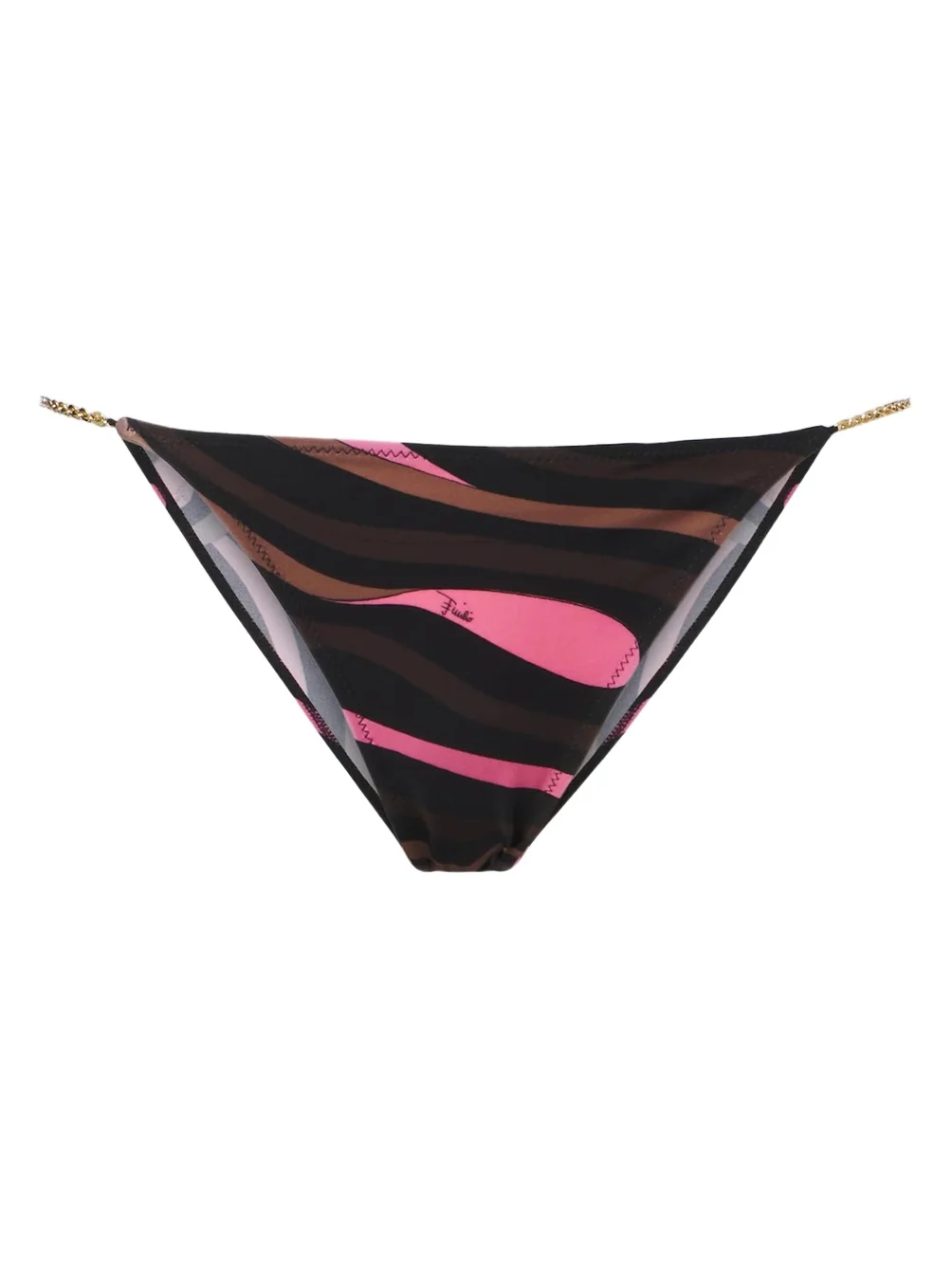 PUCCI Marmo chain-detail bikini bottoms