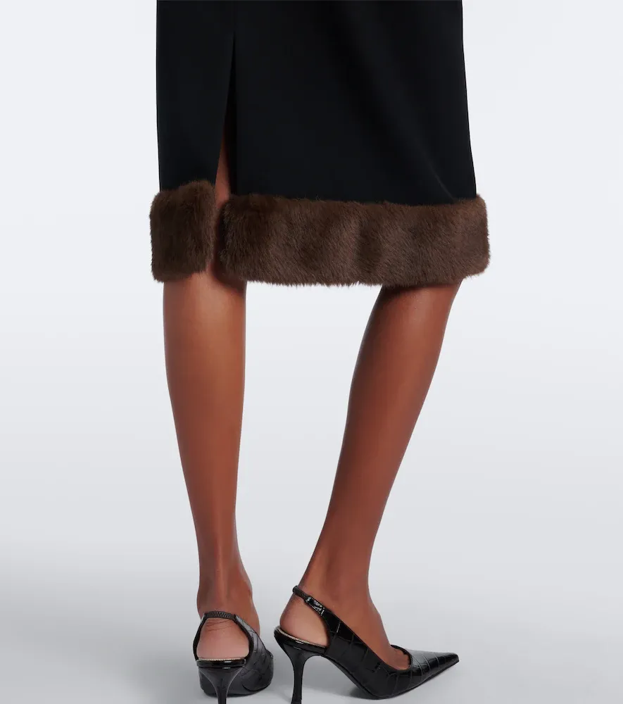 Magda Butrym Wool midi skirt | Thumbnail 6 Magda Butrym Wool midi skirt | Thumbnail 6