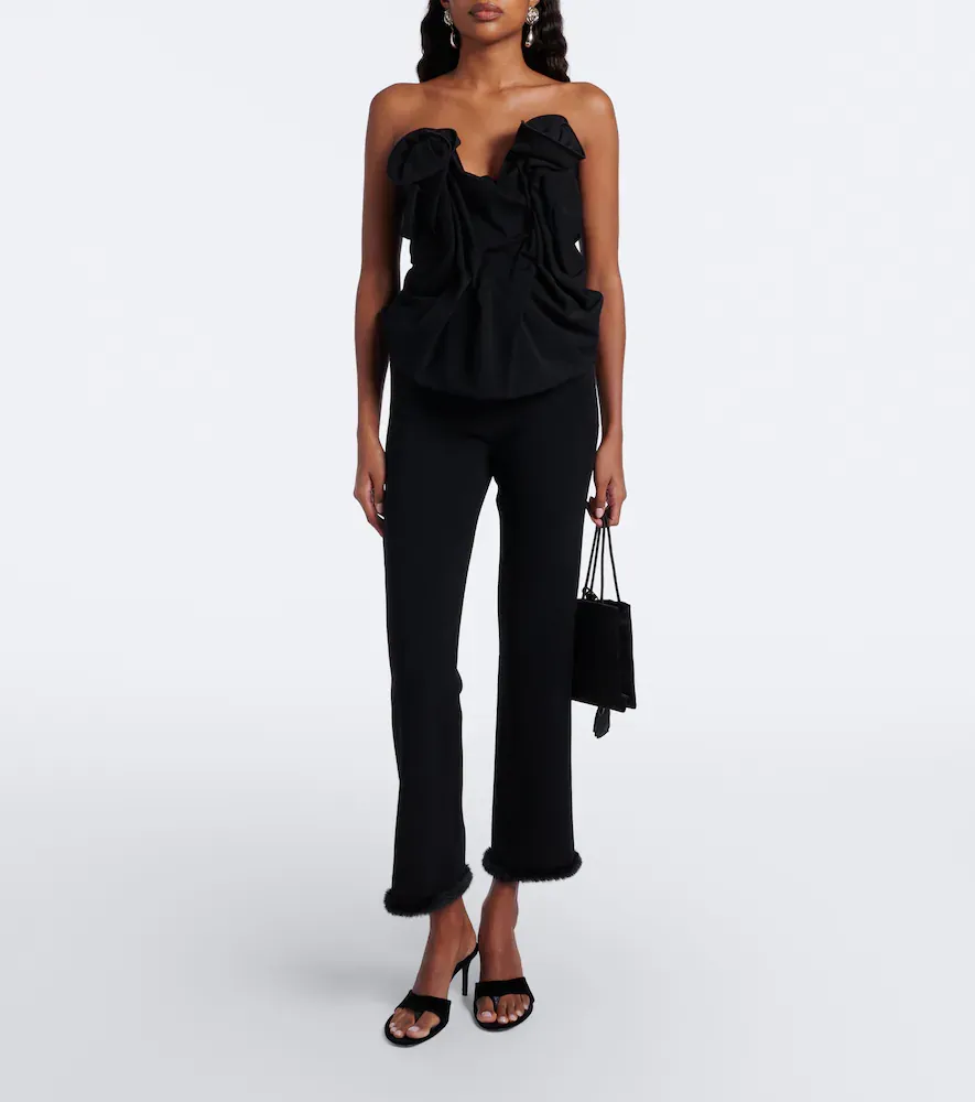 Magda Butrym Wool-blend flared pants | Thumbnail 6
