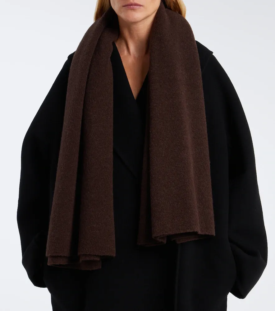The Row Querta cashmere, alpaca, and silk scarf | Thumbnail 4 The Row Querta cashmere, alpaca, and silk scarf | Thumbnail 4