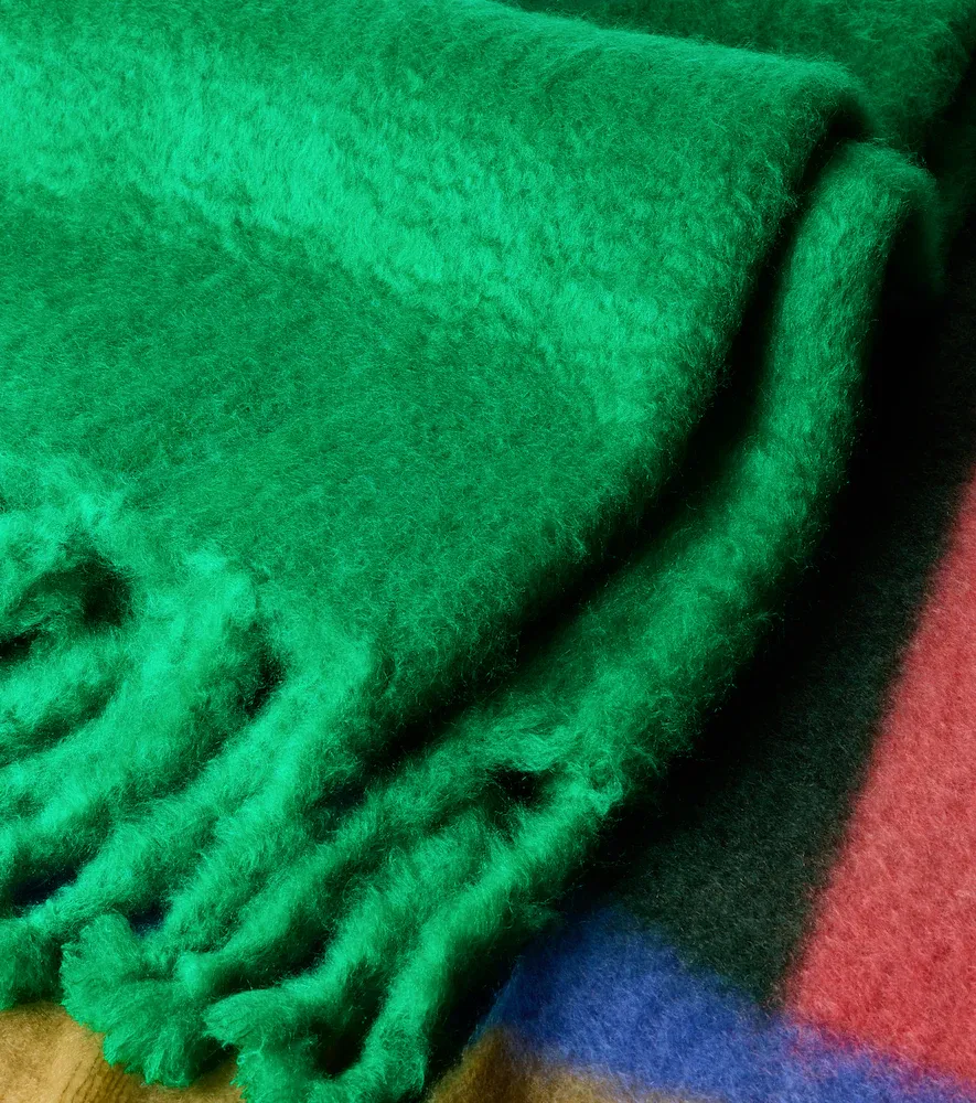 Mantas Ezcaray Color Lovers mohair and wool-blend throw | Thumbnail 5 Mantas Ezcaray Color Lovers mohair and wool-blend throw | Thumbnail 5