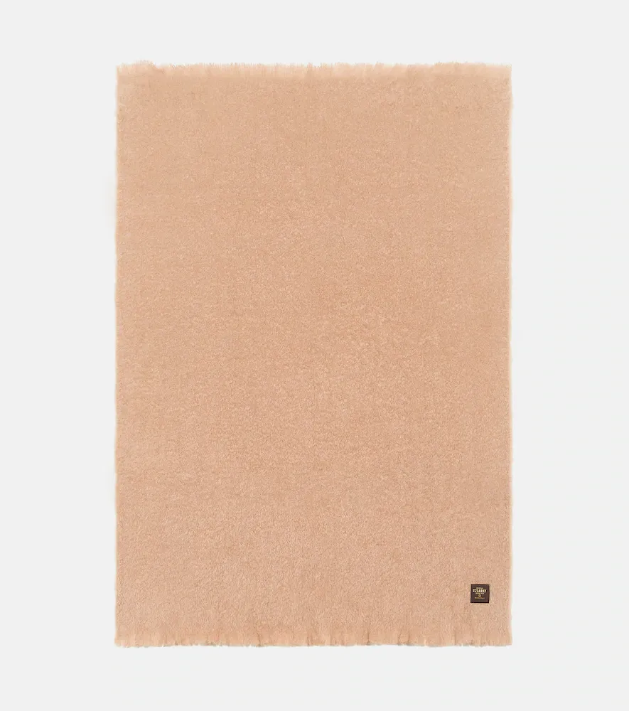 Mantas Ezcaray Mohair Lisos mohair and wool-blend throw | Thumbnail 5