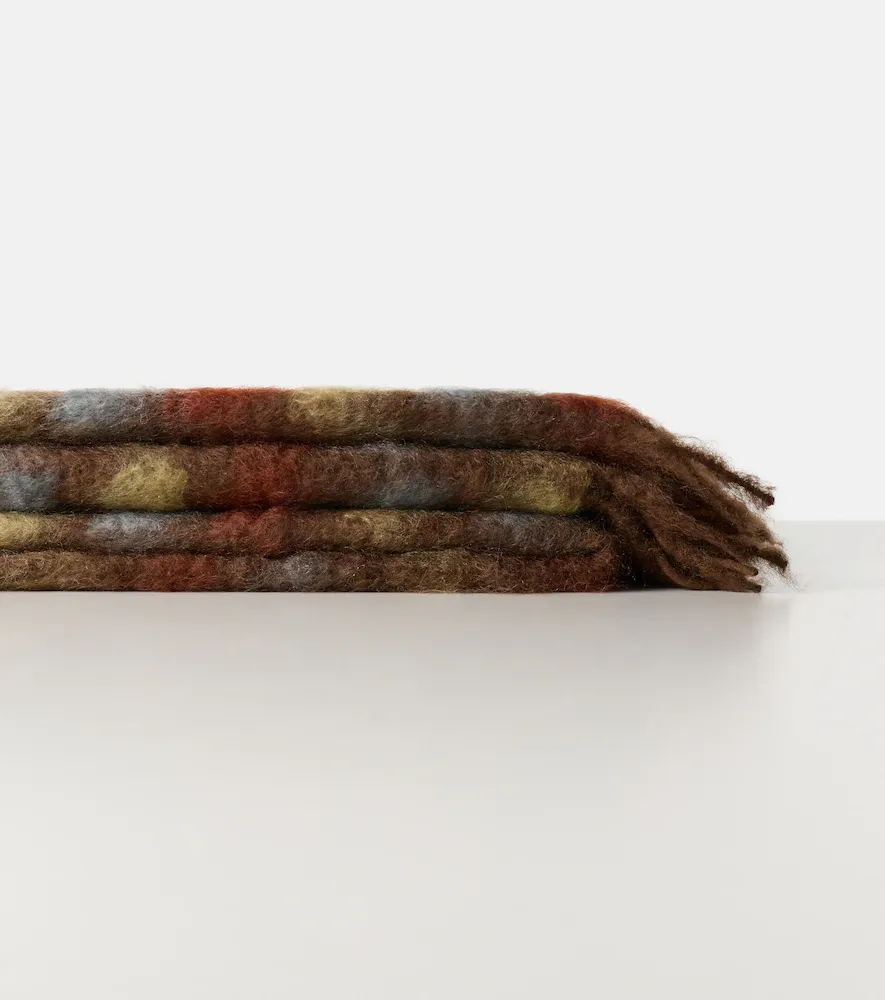 Mantas Ezcaray Mia fringed wool and mohair throw | Thumbnail 3 Mantas Ezcaray Mia fringed wool and mohair throw | Thumbnail 3