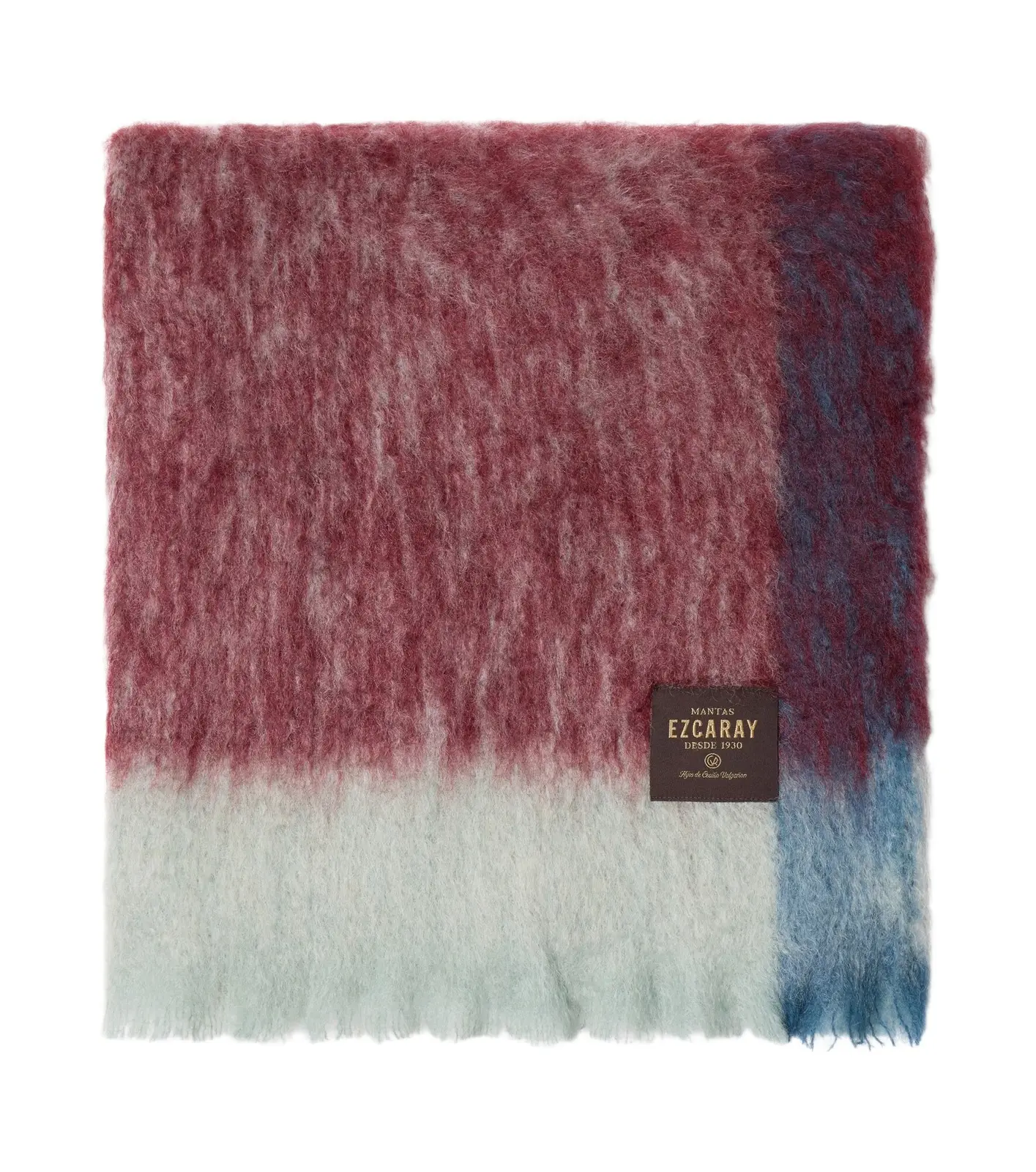 Matisse mohair and wool-blend throw