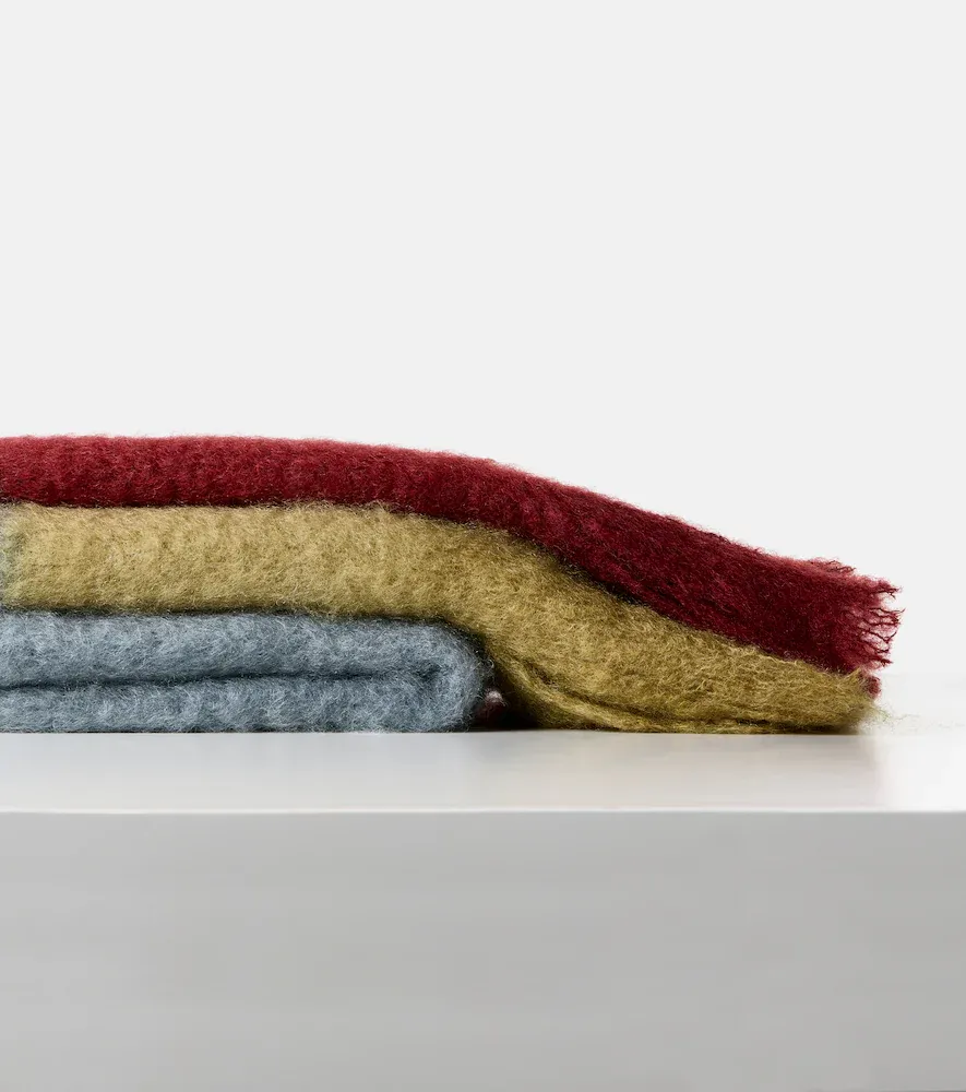 Mantas Ezcaray Color Block mohair and wool-blend throw | Thumbnail 4 Mantas Ezcaray Color Block mohair and wool-blend throw | Thumbnail 4