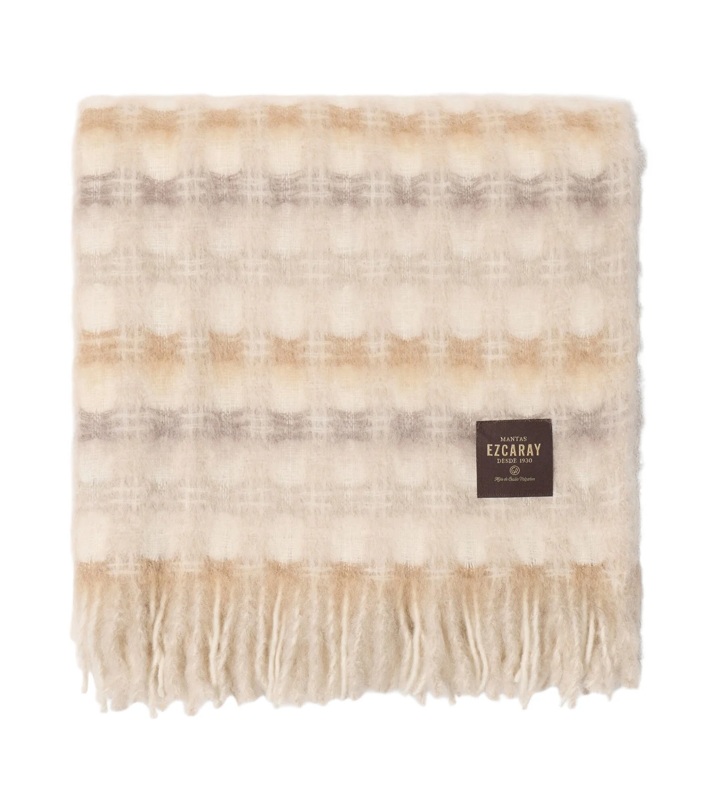 Mia fringed wool and mohair throw Mia fringed wool and mohair throw