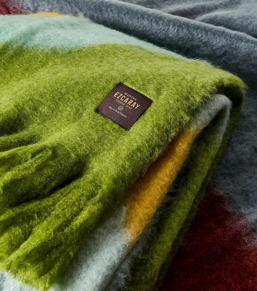 Mantas Ezcaray Views mohair and wool-blend throw | Thumbnail 3 Mantas Ezcaray Views mohair and wool-blend throw | Thumbnail 3