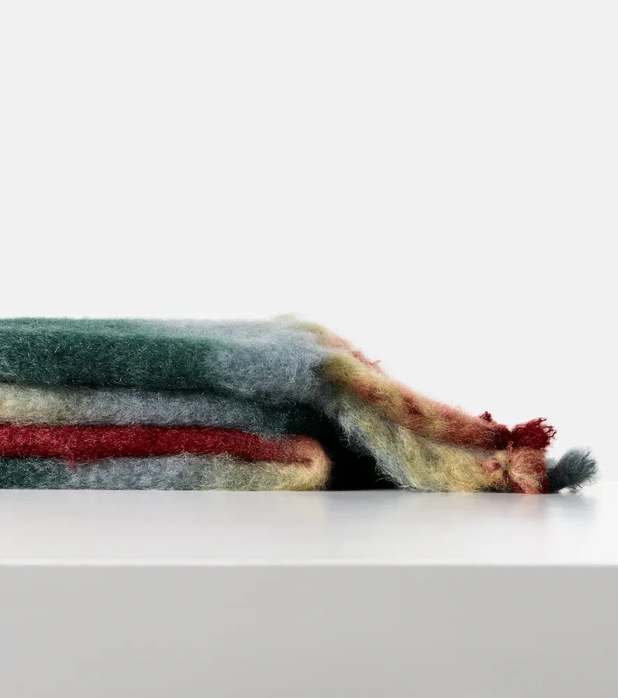 Mantas Ezcaray Tie-Dye mohair and wool-blend throw | Thumbnail 3 Mantas Ezcaray Tie-Dye mohair and wool-blend throw | Thumbnail 3