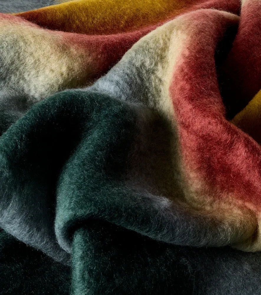 Mantas Ezcaray Tie-Dye mohair and wool-blend throw | Thumbnail 4 Mantas Ezcaray Tie-Dye mohair and wool-blend throw | Thumbnail 4
