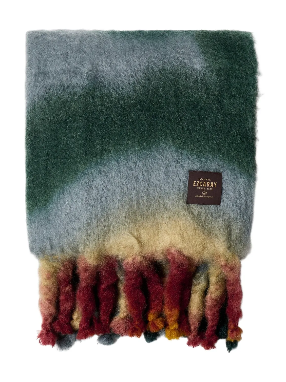 Tie-Dye mohair and wool-blend throw Tie-Dye mohair and wool-blend throw