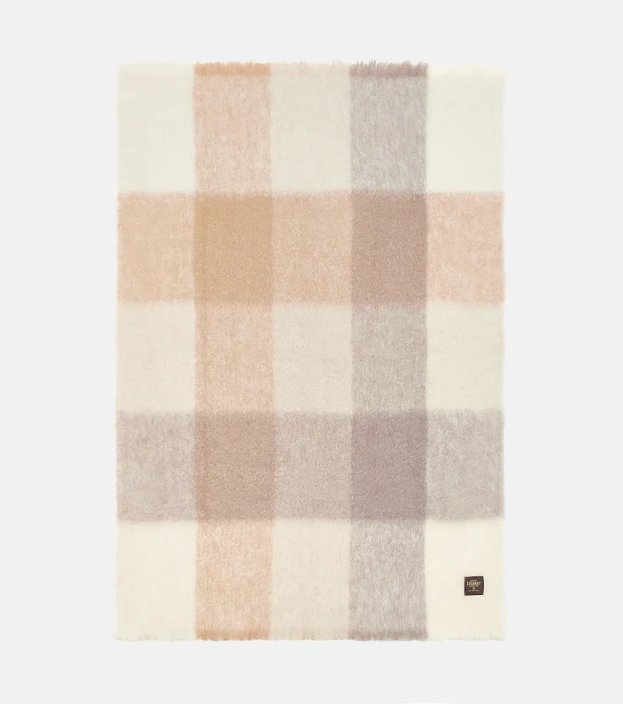 Mantas Ezcaray Mohair Cuadros mohair and wool-blend throw | Thumbnail 5 Mantas Ezcaray Mohair Cuadros mohair and wool-blend throw | Thumbnail 5