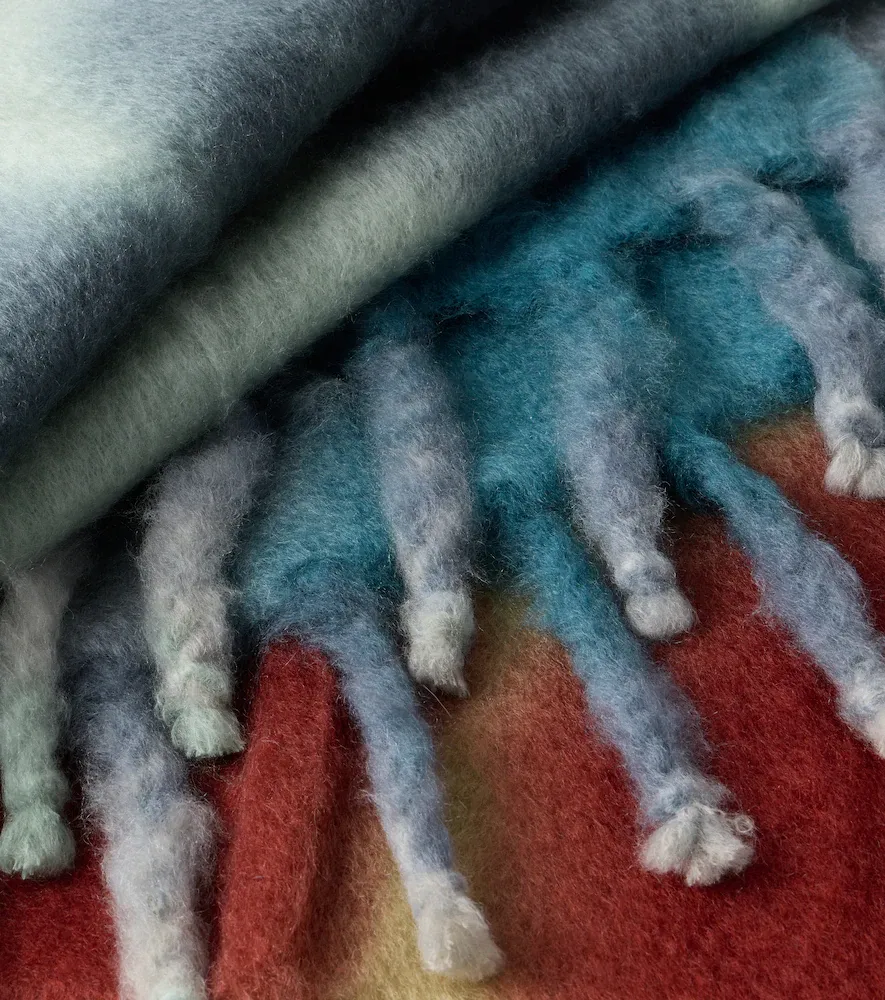 Mantas Ezcaray Tie-Dye mohair and wool-blend throw | Thumbnail 4 Mantas Ezcaray Tie-Dye mohair and wool-blend throw | Thumbnail 4