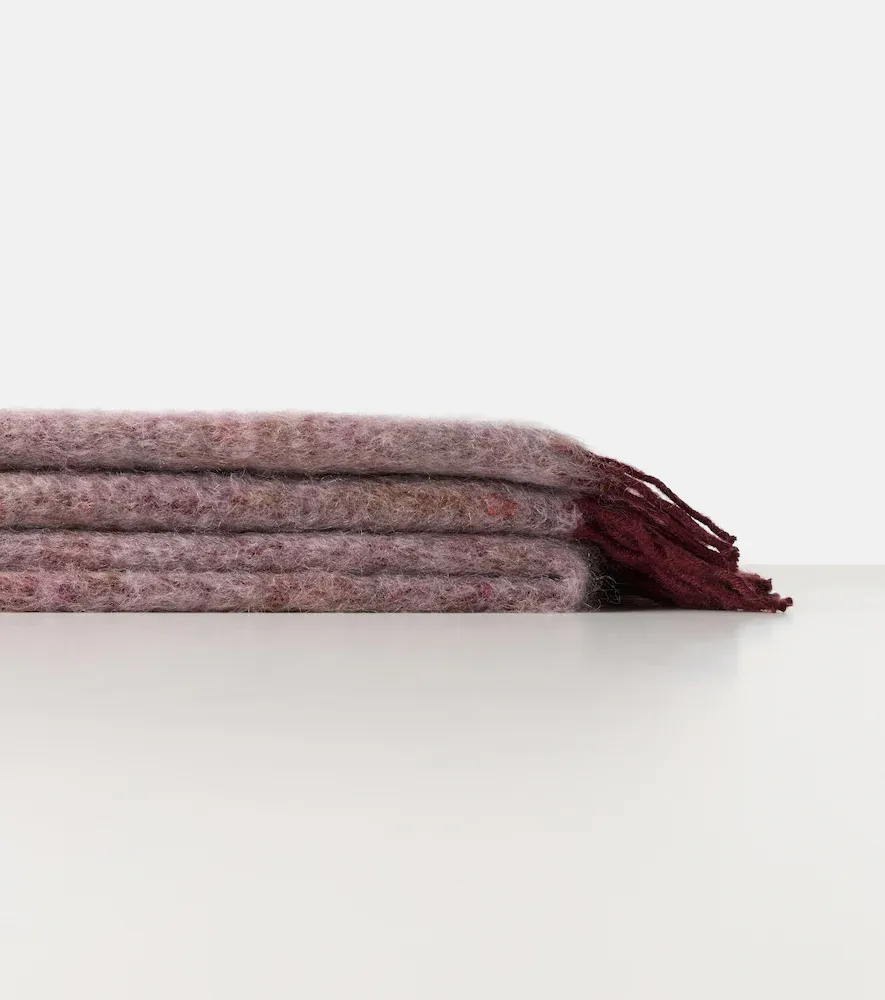Mantas Ezcaray Coco wool and mohair throw | Thumbnail 2 Mantas Ezcaray Coco wool and mohair throw | Thumbnail 2