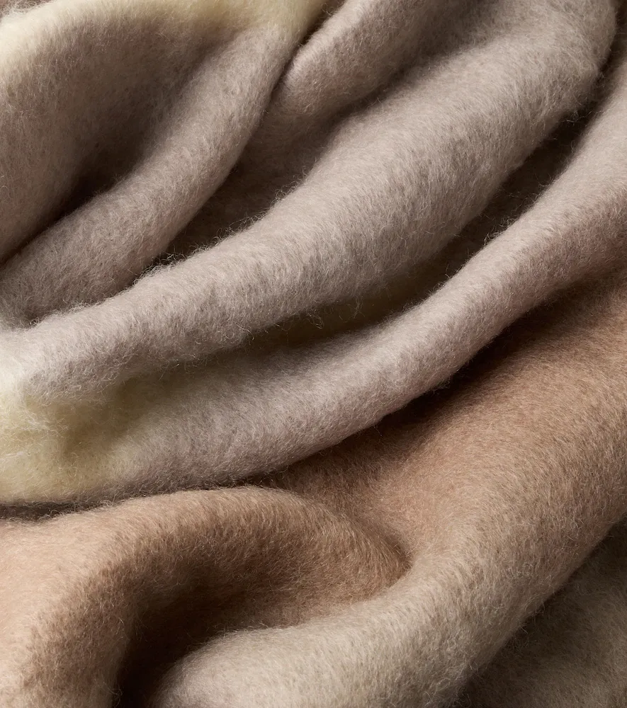 Mantas Ezcaray Tie-Dye mohair and wool-blend throw | Thumbnail 3