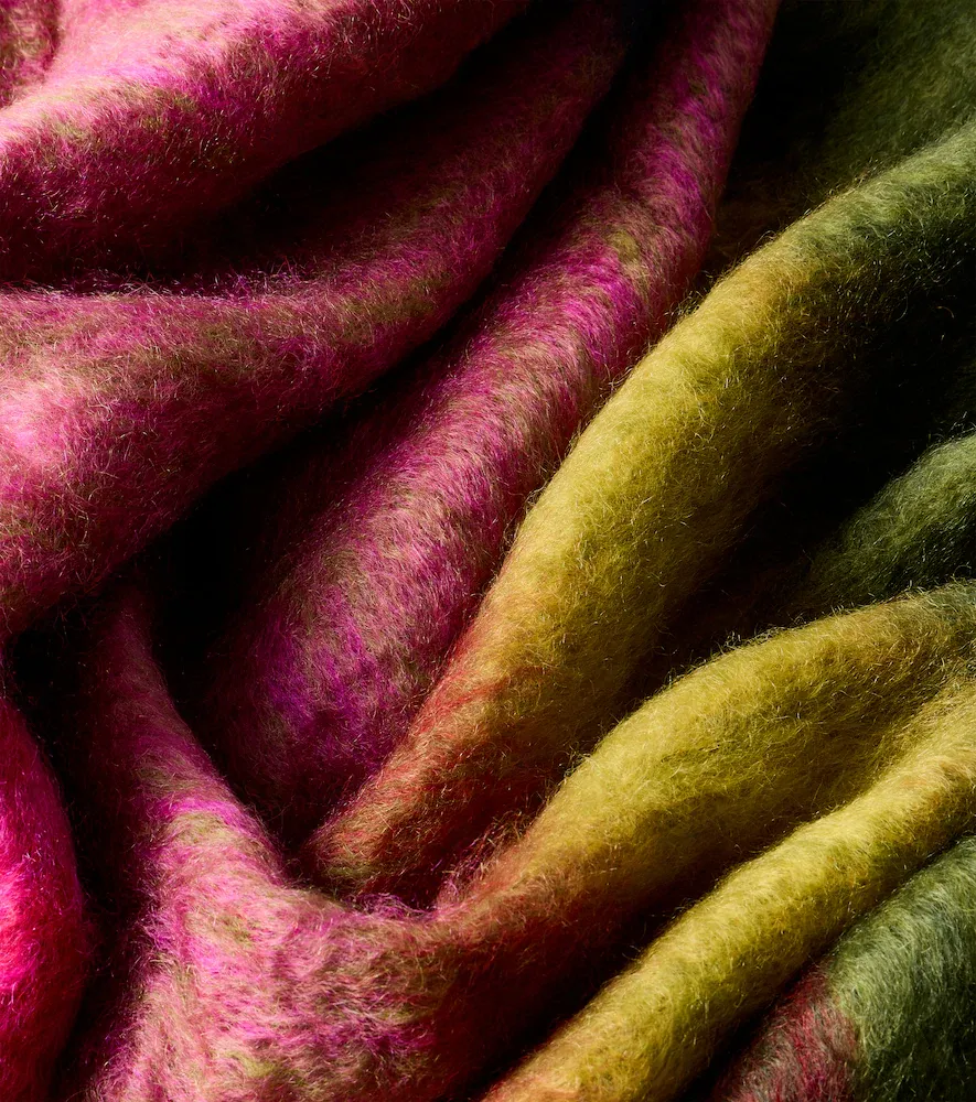 Mantas Ezcaray Mohair Cuadros mohair and wool-blend throw | Thumbnail 3 Mantas Ezcaray Mohair Cuadros mohair and wool-blend throw | Thumbnail 3