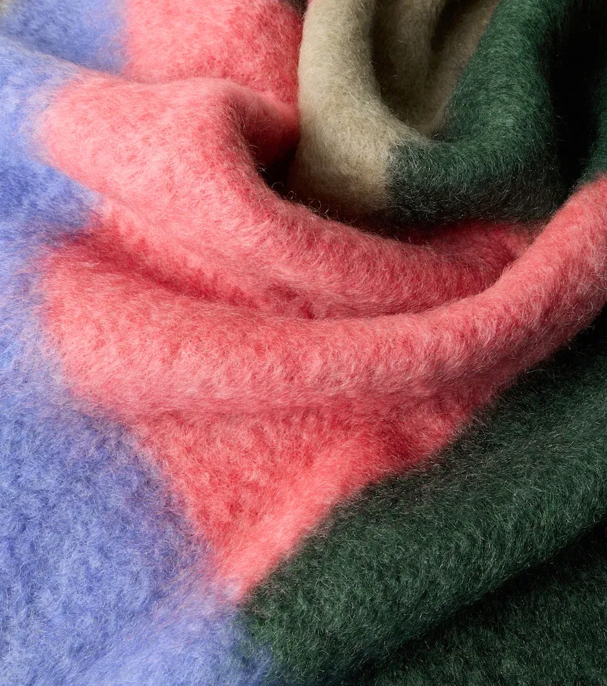Mantas Ezcaray Views mohair and wool-blend throw | Thumbnail 4