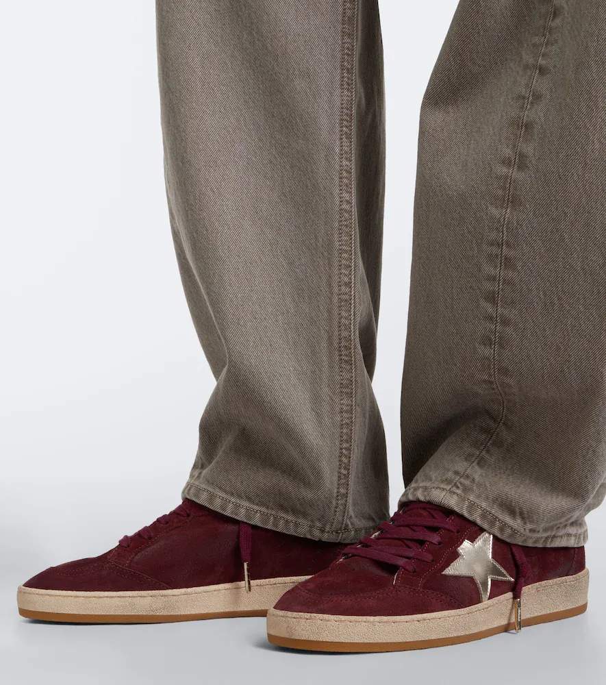 Golden Goose Ball Star shearling-lined suede sneakers | Thumbnail 5