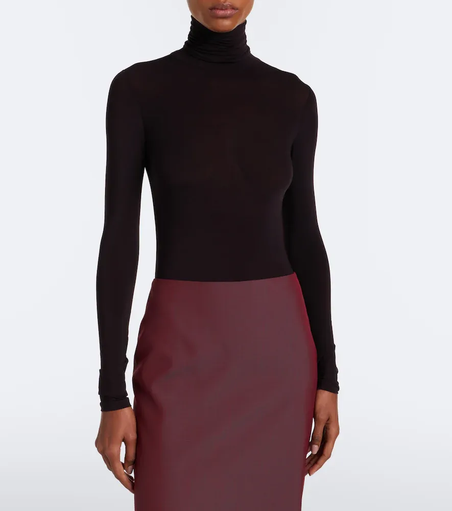 The Row Basile jersey turtleneck bodysuit | Thumbnail 2 The Row Basile jersey turtleneck bodysuit | Thumbnail 2
