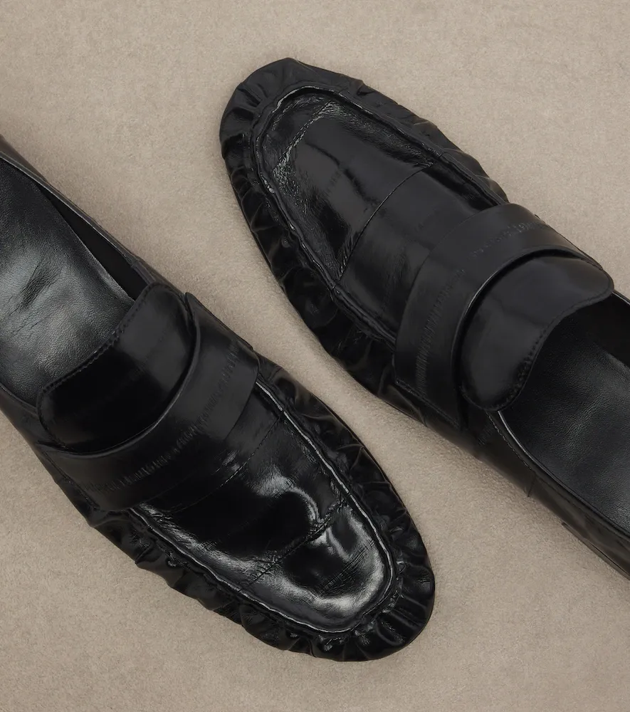 The Row Soft Two eel leather loafers | Thumbnail 4