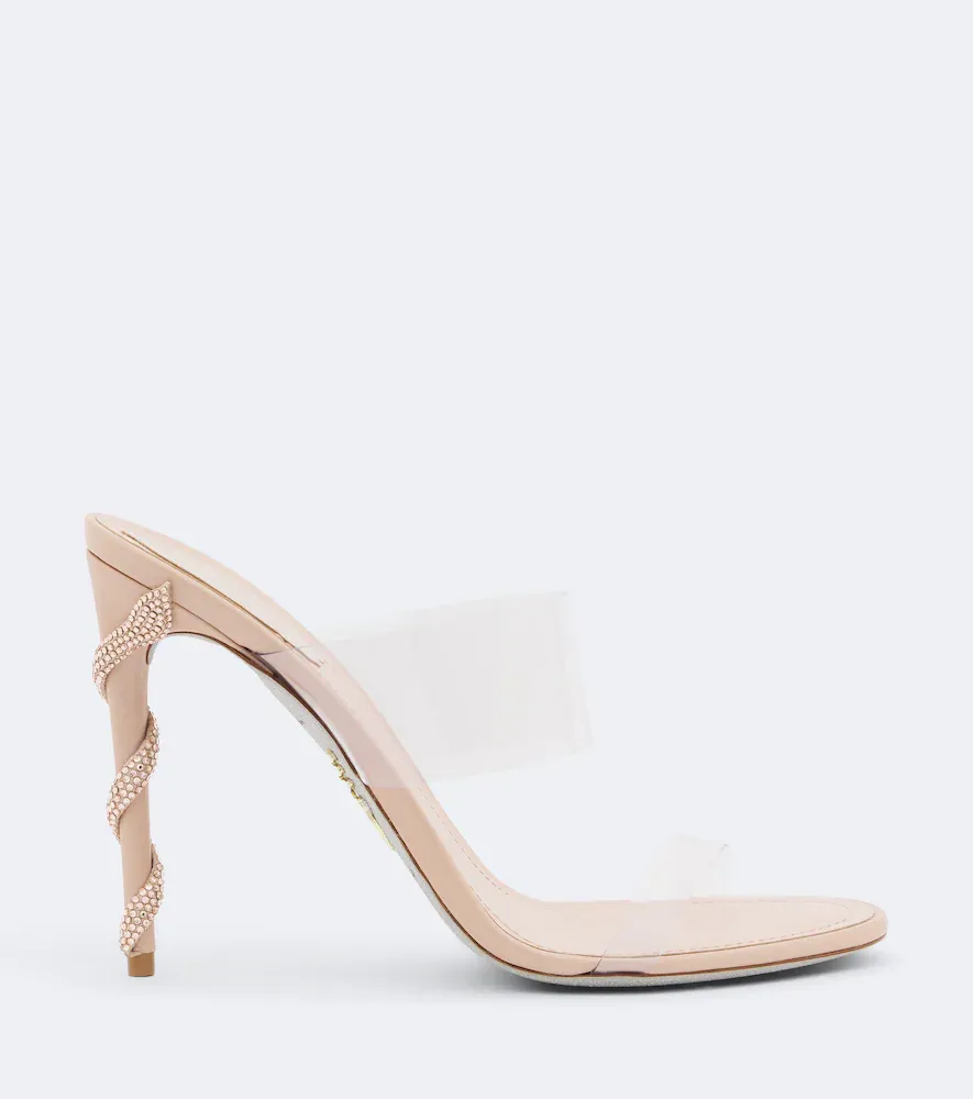 René Caovilla Celebrity embellished PVC mules | Thumbnail 2 René Caovilla Celebrity embellished PVC mules | Thumbnail 2