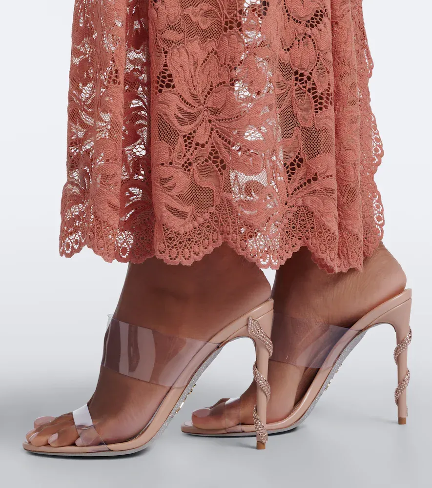René Caovilla Celebrity embellished PVC mules | Thumbnail 6 René Caovilla Celebrity embellished PVC mules | Thumbnail 6