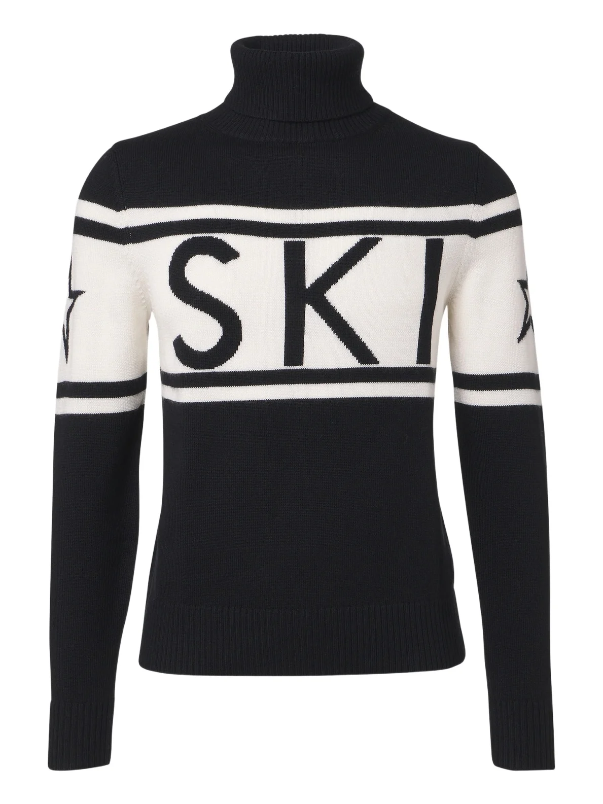 Perfect Moment Schild intarsia wool turtleneck sweater