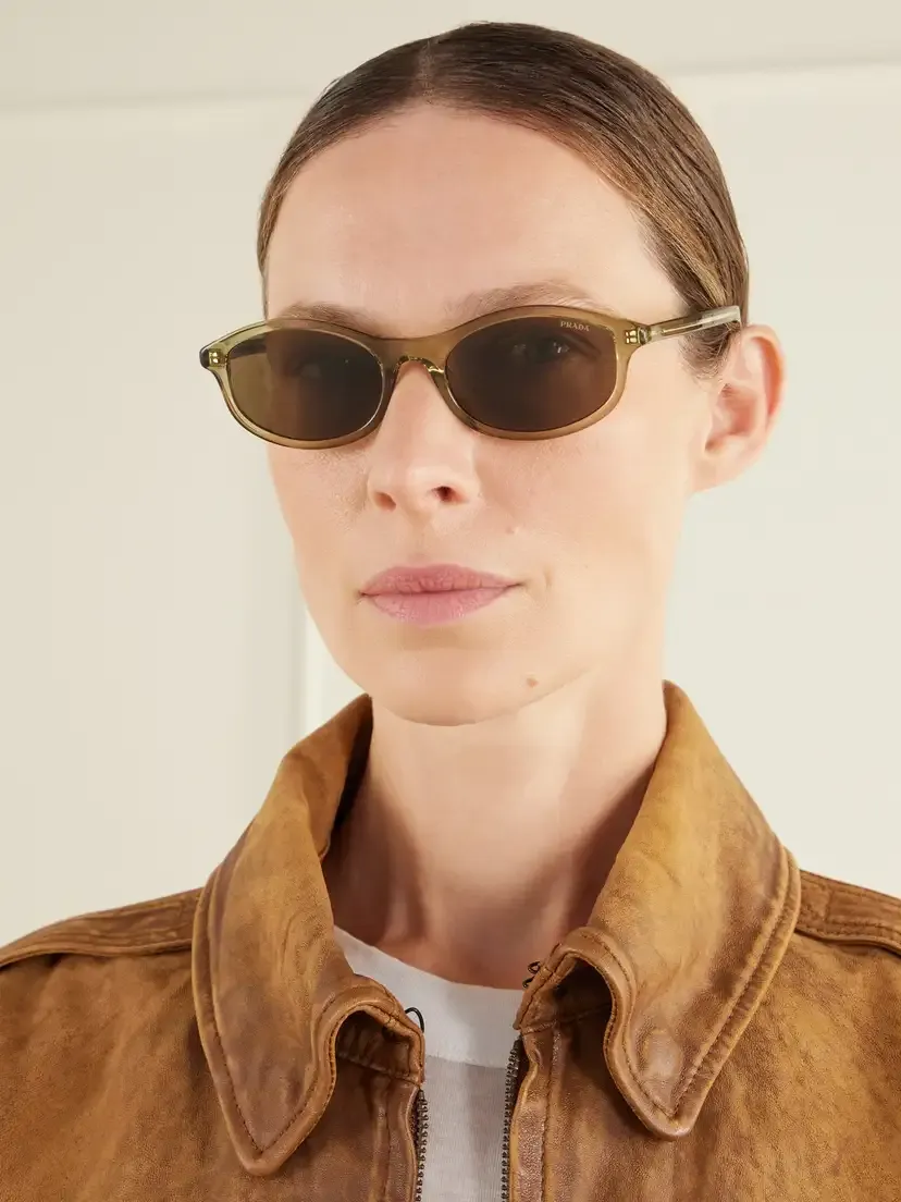 PRADA EYEWEAR Round-frame Acetate Sunglasses | Thumbnail 2 PRADA EYEWEAR Round-frame Acetate Sunglasses | Thumbnail 2