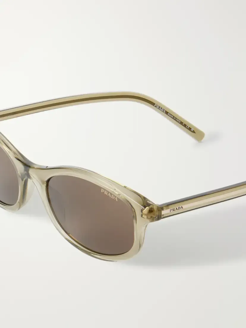 PRADA EYEWEAR Round-frame Acetate Sunglasses | Thumbnail 4 PRADA EYEWEAR Round-frame Acetate Sunglasses | Thumbnail 4