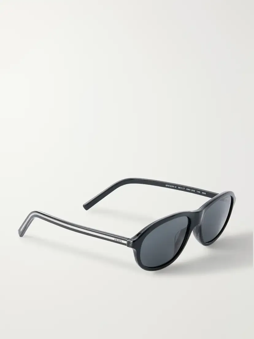 PRADA EYEWEAR Round-frame Acetate Sunglasses | Thumbnail 3 PRADA EYEWEAR Round-frame Acetate Sunglasses | Thumbnail 3
