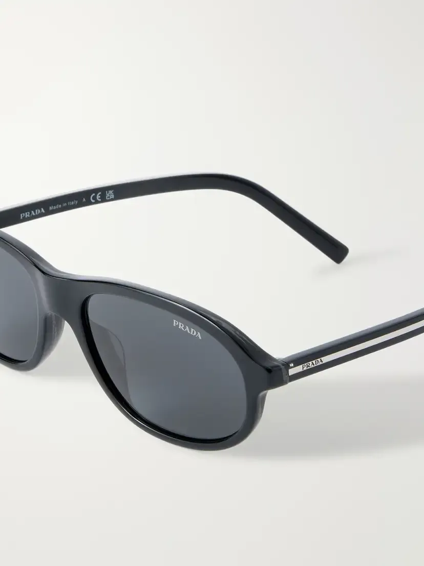 PRADA EYEWEAR Round-frame Acetate Sunglasses | Thumbnail 4 PRADA EYEWEAR Round-frame Acetate Sunglasses | Thumbnail 4