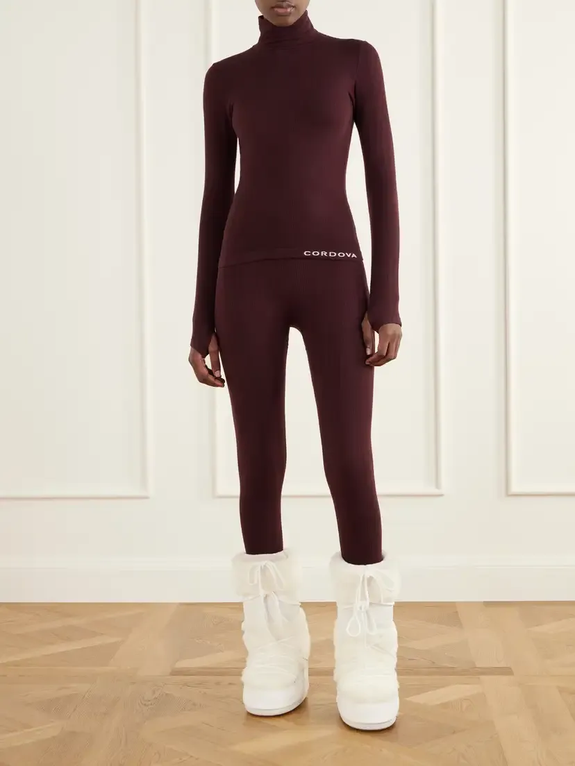 Cordova Sol Ribbed Stretch-jersey Turtleneck Top | Thumbnail 2 Cordova Sol Ribbed Stretch-jersey Turtleneck Top | Thumbnail 2