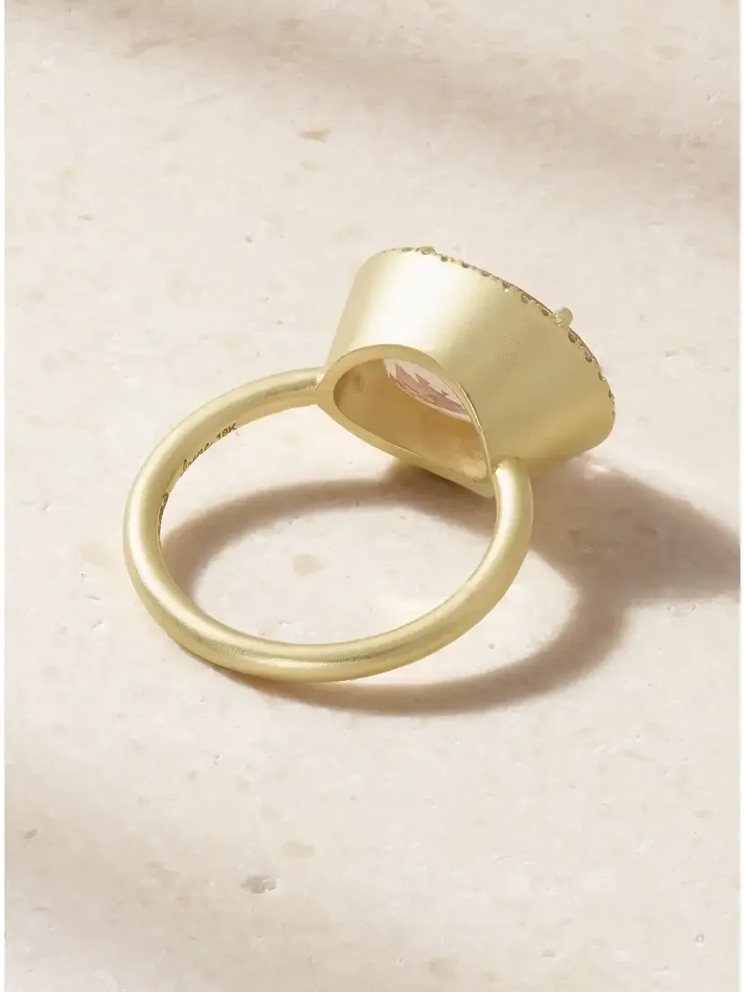Irene Neuwirth Gemmy Gem 18-karat Gold Diamond And Morganite Ring - Pink | Thumbnail 3 Irene Neuwirth Gemmy Gem 18-karat Gold Diamond And Morganite Ring - Pink | Thumbnail 3