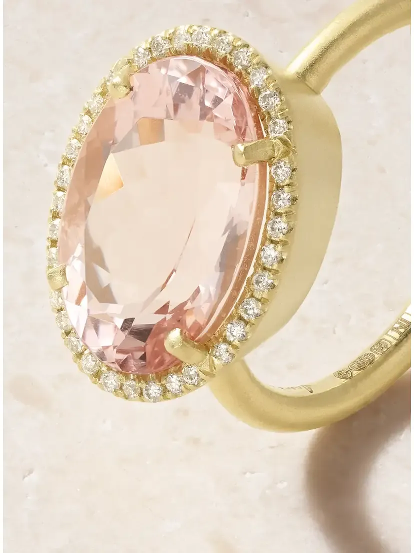 Irene Neuwirth Gemmy Gem 18-karat Gold Diamond And Morganite Ring - Pink | Thumbnail 4 Irene Neuwirth Gemmy Gem 18-karat Gold Diamond And Morganite Ring - Pink | Thumbnail 4