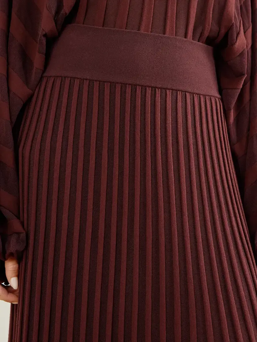 Zimmermann Clash Striped Jersey Midi Skirt | Thumbnail 5