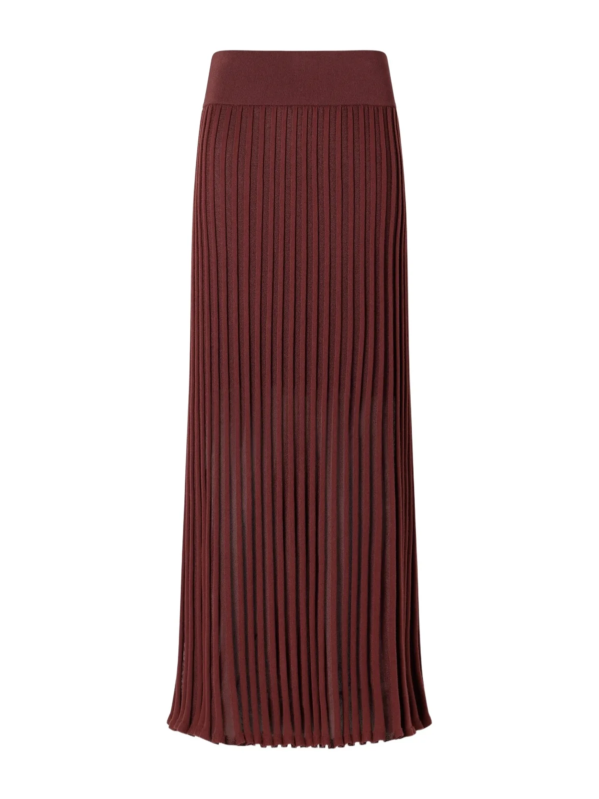 Clash Striped Jersey Midi Skirt Clash Striped Jersey Midi Skirt
