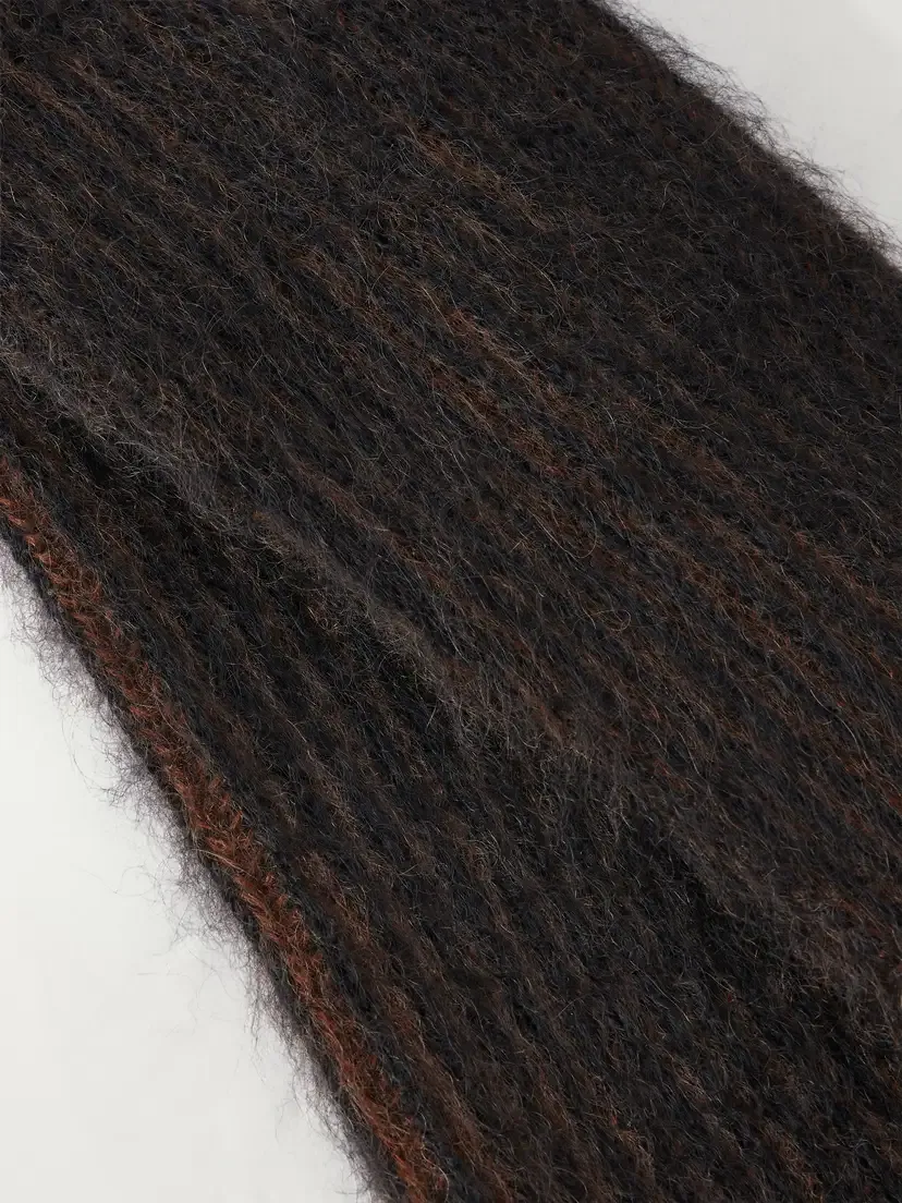 Brunello Cucinelli Ribbed Mohair-blend Gloves | Thumbnail 2 Brunello Cucinelli Ribbed Mohair-blend Gloves | Thumbnail 2