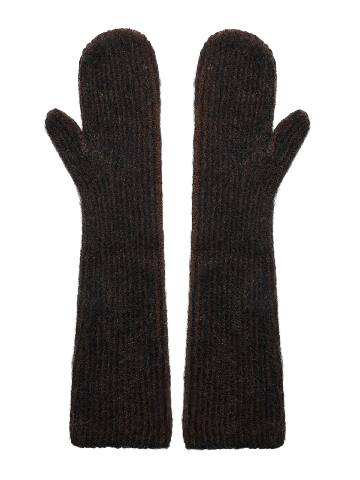 Ribbed Mohair-blend Gloves Ribbed Mohair-blend Gloves