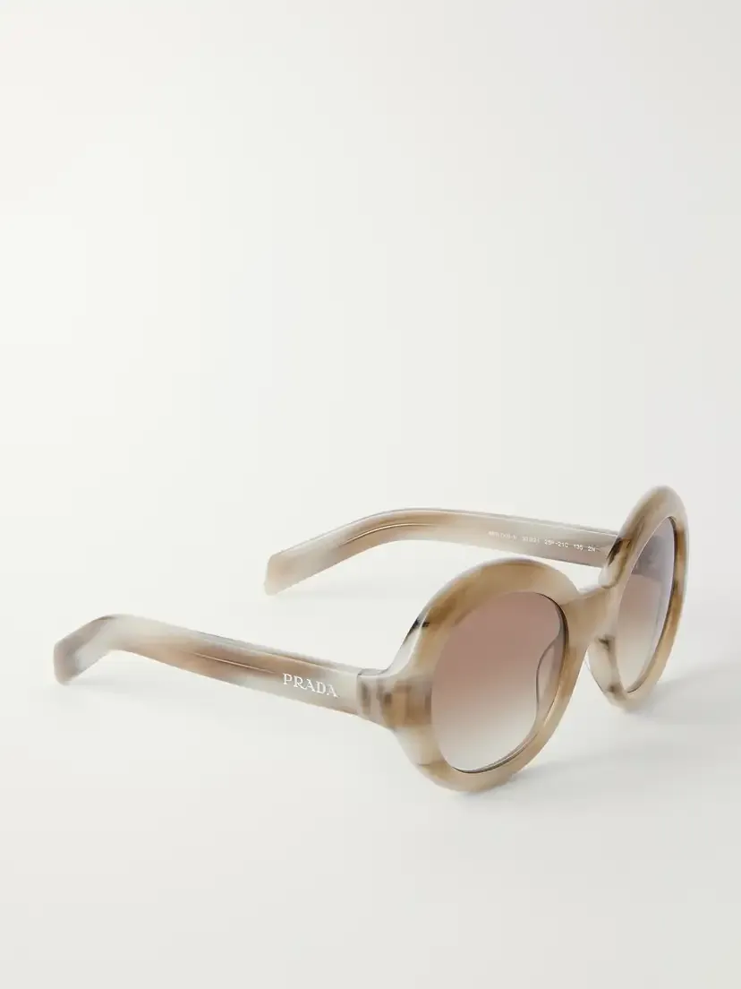 PRADA EYEWEAR Round-frame Acetate Sunglasses | Thumbnail 3 PRADA EYEWEAR Round-frame Acetate Sunglasses | Thumbnail 3