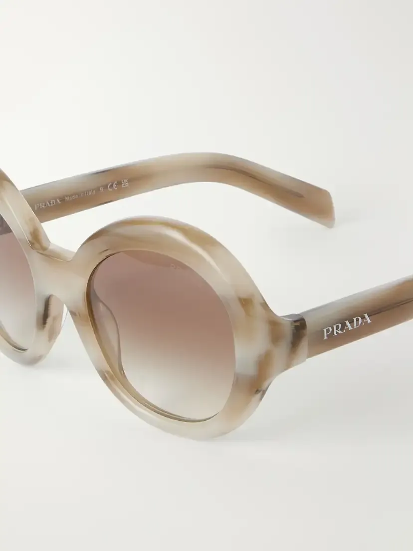 PRADA EYEWEAR Round-frame Acetate Sunglasses | Thumbnail 4 PRADA EYEWEAR Round-frame Acetate Sunglasses | Thumbnail 4