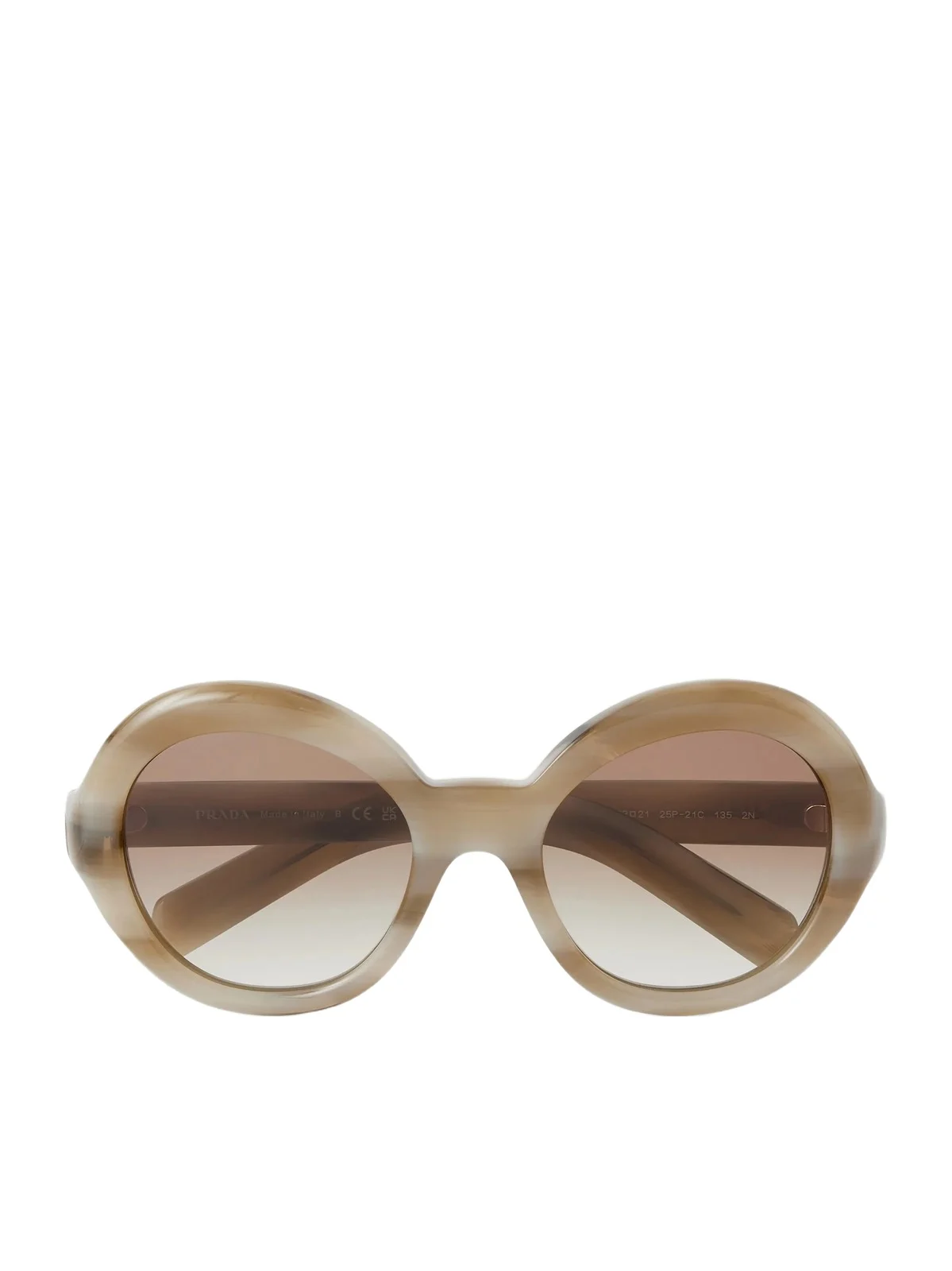PRADA EYEWEAR Round-frame Acetate Sunglasses