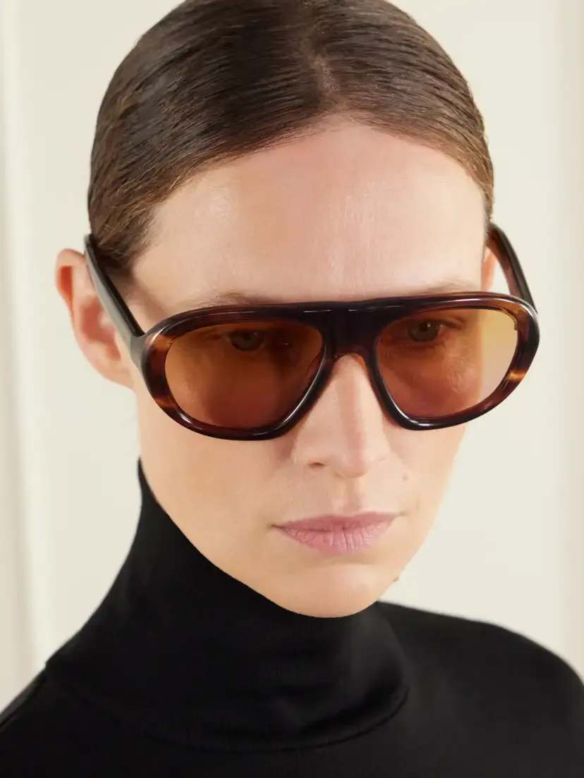 PRADA EYEWEAR Aviator-style Round-frame Sunglasses | Thumbnail 2