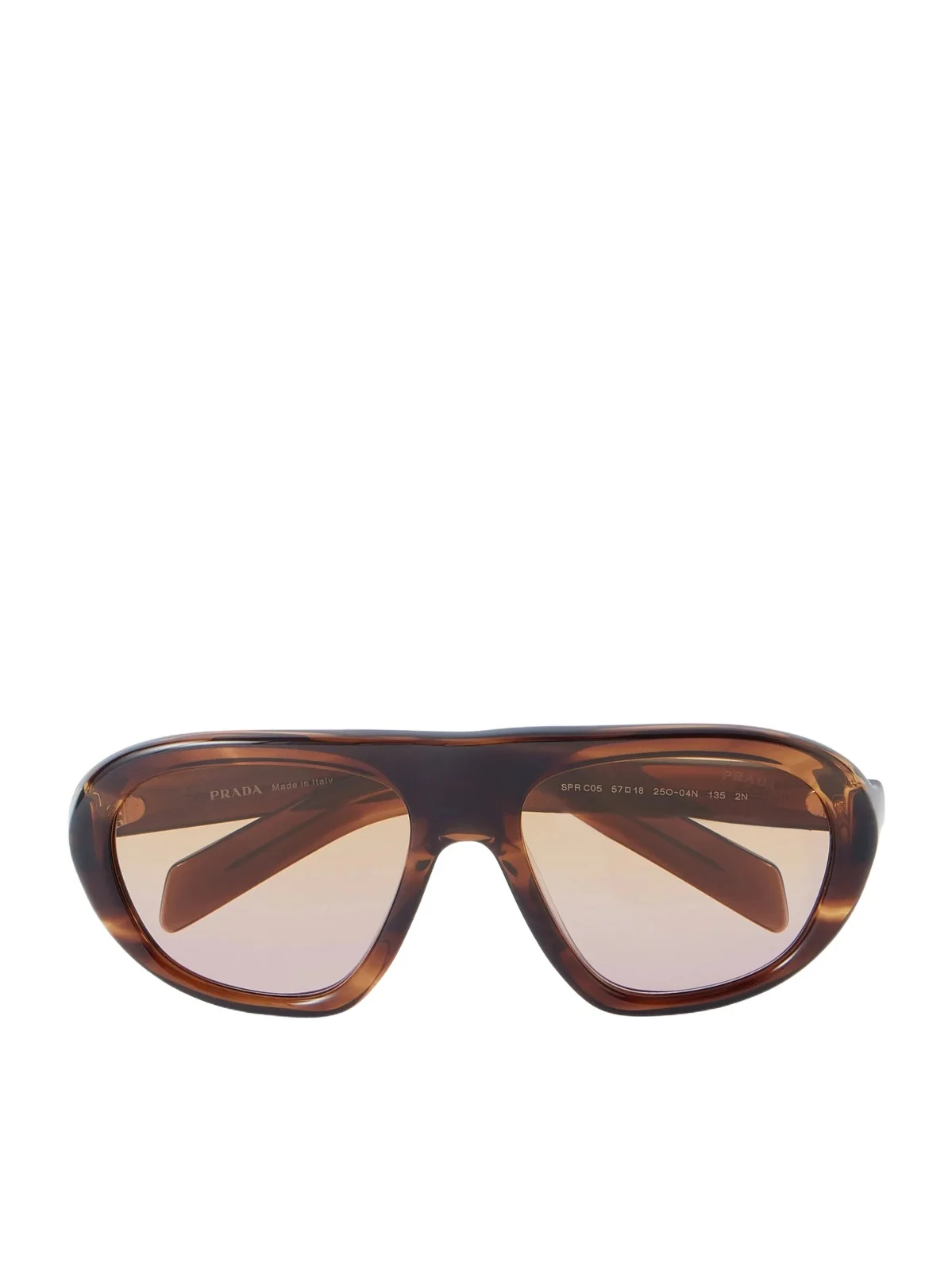 PRADA EYEWEAR Aviator-style Round-frame Sunglasses