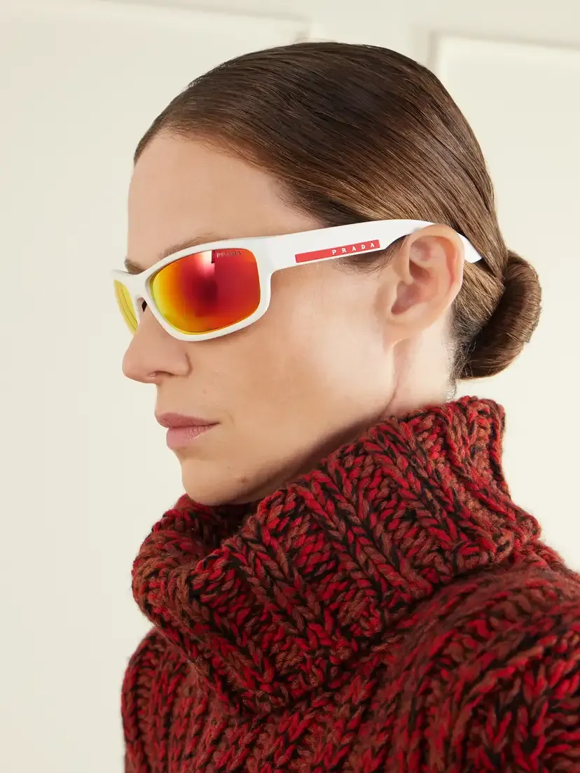 PRADA EYEWEAR Square-frame Acetate Sunglasses | Thumbnail 5 PRADA EYEWEAR Square-frame Acetate Sunglasses | Thumbnail 5