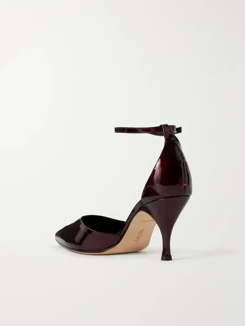 aeyde Cassandra 75 Patent-leather Pumps | Thumbnail 3